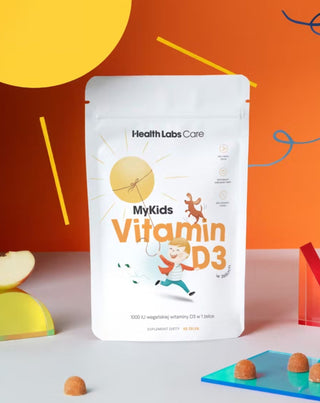 Vegán D-vitamin gyerekeknek MyKids D3-vitamin Health Labs Care 60 darab - 2