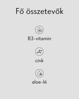 Nutridome B3-vitamin 10% és cink 1% Arcszérum pattanások ellen - 5