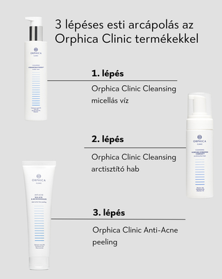 Arcpeeling niacinamiddal, panthenollal, BHA-val és mikroszemcsékkel Anti-Acne Orphica Clinic 100 ml - 4