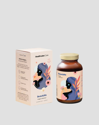 Étrend-kiegészítő kollagénhez C-vitaminnal és BeautyMe Health Labs Care rózsa kivonattal