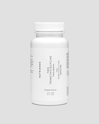 Trimetil-glicin (betain, TMG) a homocisztein-anyagcseréhez és a szív- és érrendszer támogatásához Nutridome 60 db