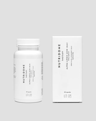 Alfa liponsav ALA a glükóz anyagcserét támogató Nutridome étrend-kiegészítő 60 db. - 2