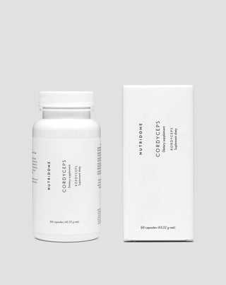 Kordicepsz kivonat 1200 mg 7% kordicepszsav Energia Ellenállóképesség Nutridome 60 kapszula