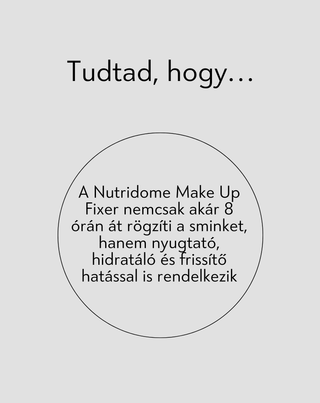 Nutridome sminkfixáló köd 75 ml - 3