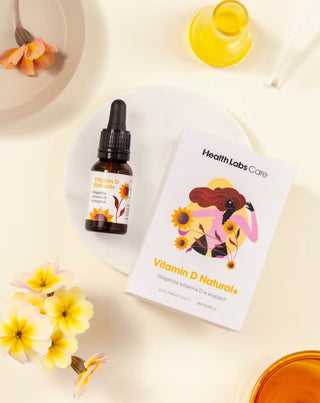 Vegán D3-vitamin cseppekben D-vitamin Natural+ Health Labs Care