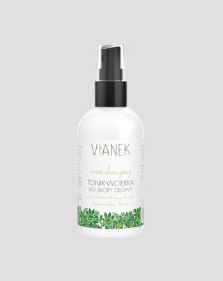 Gyógynövényes tonik-dörzsölés a fejbőrre, hogy erősítse és növesztegye a Vianek hajat