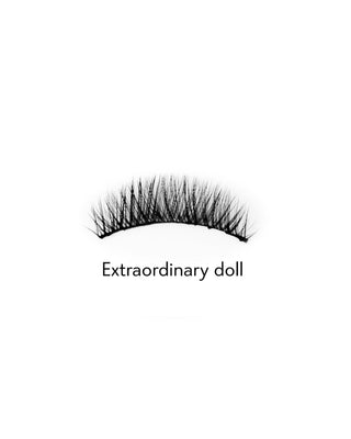 Műszempillák a 2d csíkon a többszöri használathoz, a természetes Extraordinary Doll Bamm hatás! Szempillák - 2