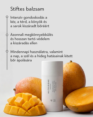 Intenzíven tápláló testápoló stiftben természetes olajokkal Nutridome - 5