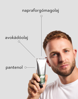 Borotválkozás utáni balzsam panthenollal és a Monolit irritáció azonnali nyugtató hatása