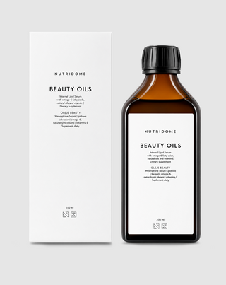 Bőrszépítő iható olajok Omega-6-tal és E-vitaminnal Beauty Nutridome 250 ml - 6