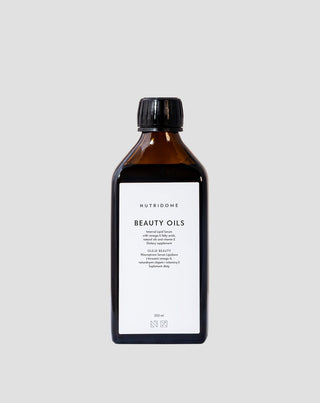 Bőrszépítő iható olajok Omega-6-tal és E-vitaminnal Beauty Nutridome 250 ml
