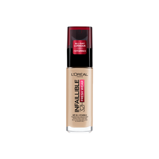 Hosszantartó alapozó SPF 25 Infaillible Fresh Wear 130 True Beige L'Oreal Paris - 1