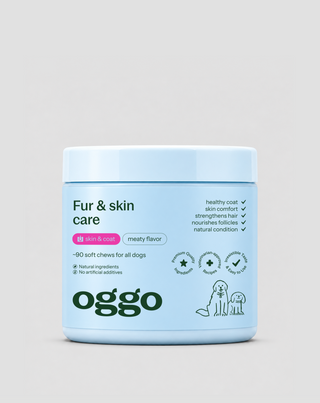 Étrend-kiegészítő a kutya szőrzetéhez és bőréhez Fur & Skin Oggo 180 g - 1