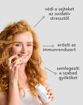 Glutation GSH antioxidáns kapszula az immunrendszer támogatására Nutridome 60 db. - 2