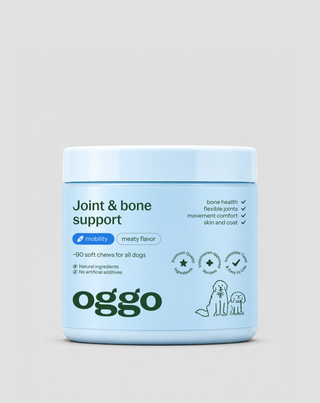Étrend-kiegészítő nagytestű, aktív és idősebb kutyák ízületeihez és csontjaihoz Joint & Bone Support Oggo 180 g - 1
