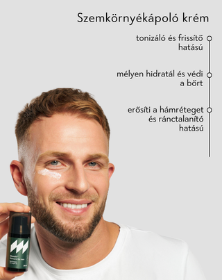 Ránctalanító szemkörnyékápoló krém férfiaknak argánolajjal és C-vitamin Monolit - 3