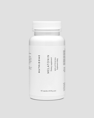 Melatonin 1 mg kapszulában az elalvás és az egészséges alvás támogatására 60 kapszula Nutridome