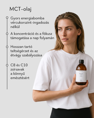 MCT olaj C8+C10 az energia és a koncentráció támogatására Nutridome - 3