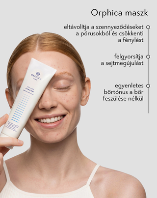 Tisztító és regeneráló maszk fehér agyaggal Anti-Acne Orphica Clinic 100 ml - 2