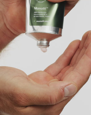 Borotválkozás utáni balzsam panthenollal és a Monolit irritáció azonnali nyugtató hatása - 5