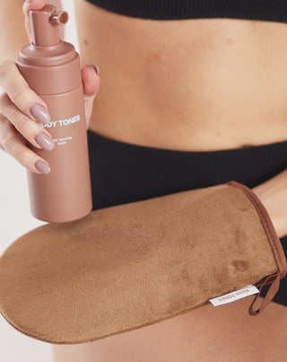 Body Tones univerzális méretű önbarnító kesztyű - 4