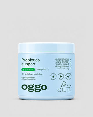 Bacillus velezensis probiotikum kutyáknak az emésztésért, a bélrendszerért és az immunrendszerért Oggo 180 g - 1