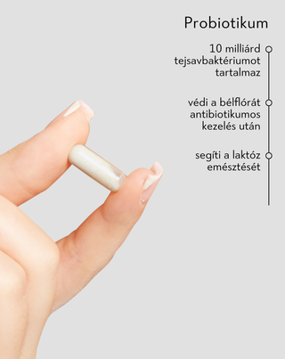Probiotikum 10 milliárd tejsavbaktériummal és PRO 10 BIOTIC Nutridome 60 kapszula - 2