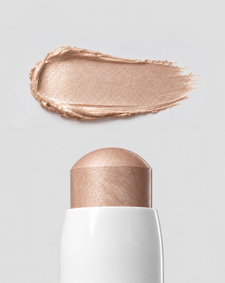 Arc- és test highlighter stiftben, ragyogó fény és simító hatás Champagne Nutridome
