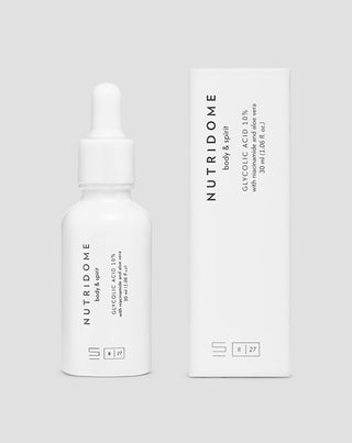 10%-os glikolsav niacinamiddal és aloe verával, Nutridome regeneráló színező szérum esti szérummal - 3