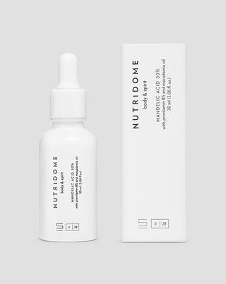 Mandulasav 30%-os revitalizáló arcszérum b5-vitaminnal és makadámia olajjal Nutridome - 2