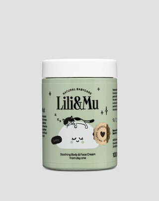 Intenzíven hidratáló arc- és testápoló krém csecsemőknek és újszülötteknek Lili&amp;Mu