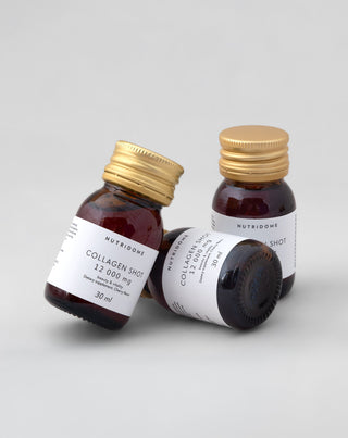 Kollagén shot folyékony formában 12 000 mg vitaminokkal, étrend-kiegészítő Nutridome 30 ml