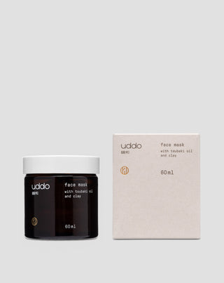 Uddo arcmaszk fehér agyaggal, tsubaki olajjal és E-vitaminnal - 3