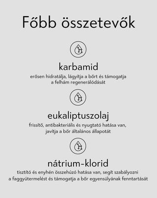 Nutridome lábfürdő só 45% karbamiddal és eukaliptusszal - 4