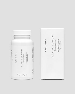 Szívtámogató kiegészítő Q10 koenzimmel, galagonyával, tiaminnal és C-vitaminnal Nutridome 60 kaps.