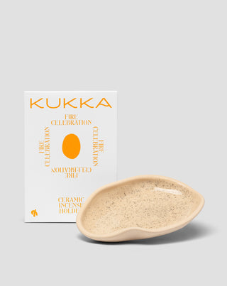 Kézzel készített, kerámia Palo Santo alátét - Kukka