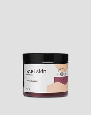 Tisztító, feszesítő és simító ghassoul agyag zsíros, normál bőrre Mel Skin - 1