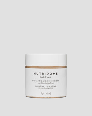 Nutridome lábfürdő só 45% karbamiddal és eukaliptusszal