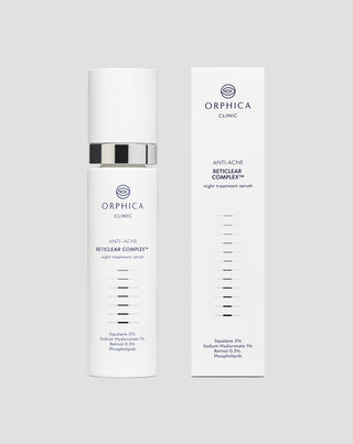 Éjszakai arcszérum az aknés bőr regenerációjának támogatására Anti-Acne Orphica Clinic 50 ml